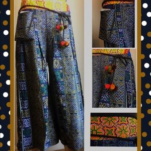 SOLD📍Thai Gypsy Aladdin Hmong tribal Trousers